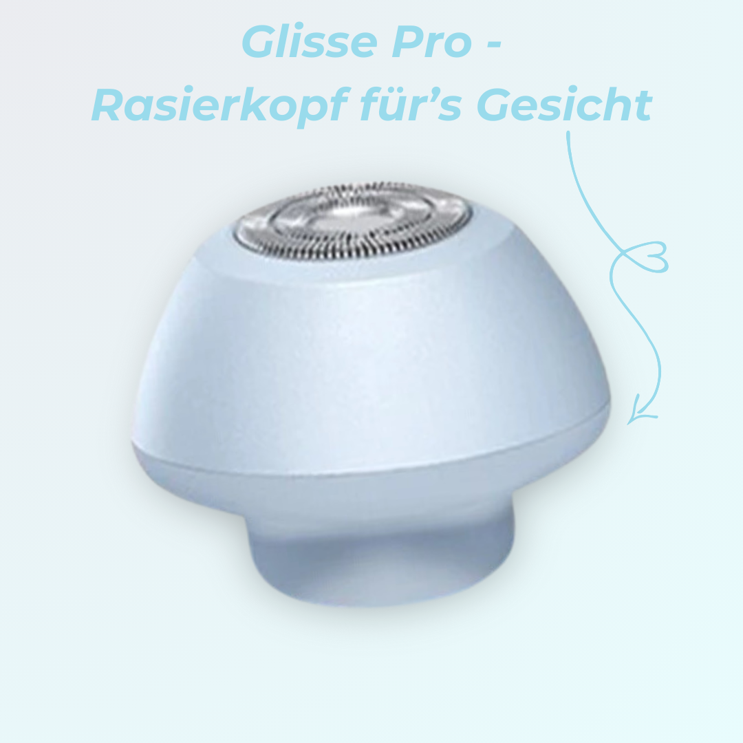 Glisse Pro - Rasierkopf für's Gesicht Blau