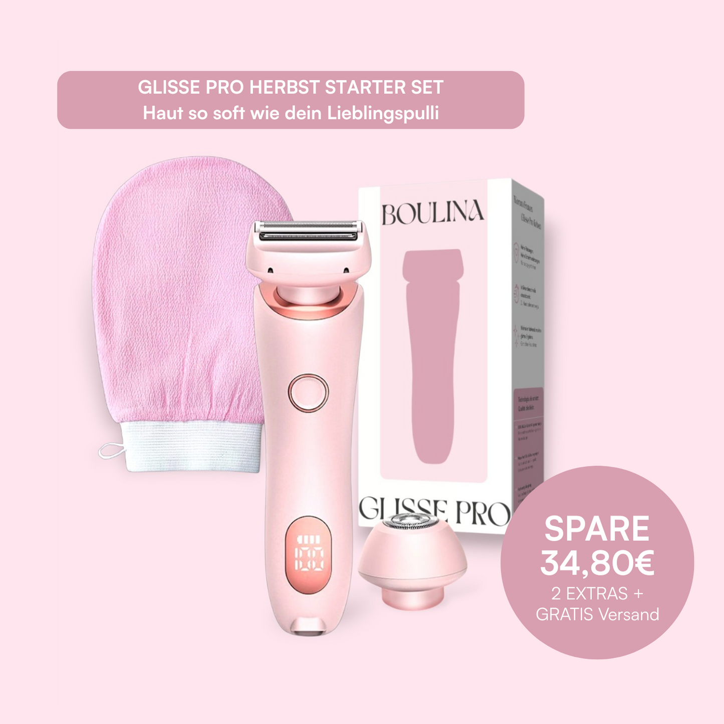 Glisse Pro Premium Damenrasierer