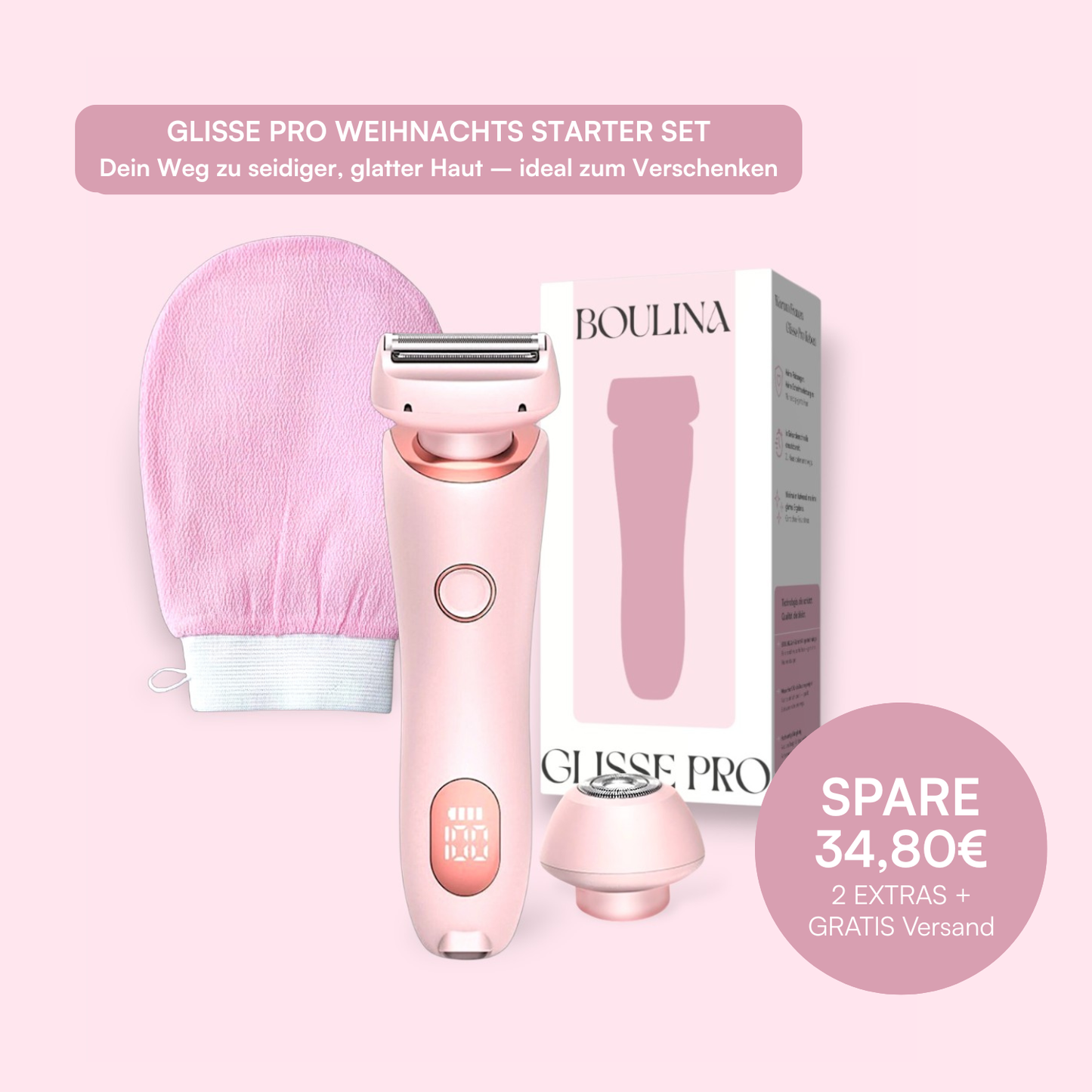 Glisse Pro Premium Damenrasierer