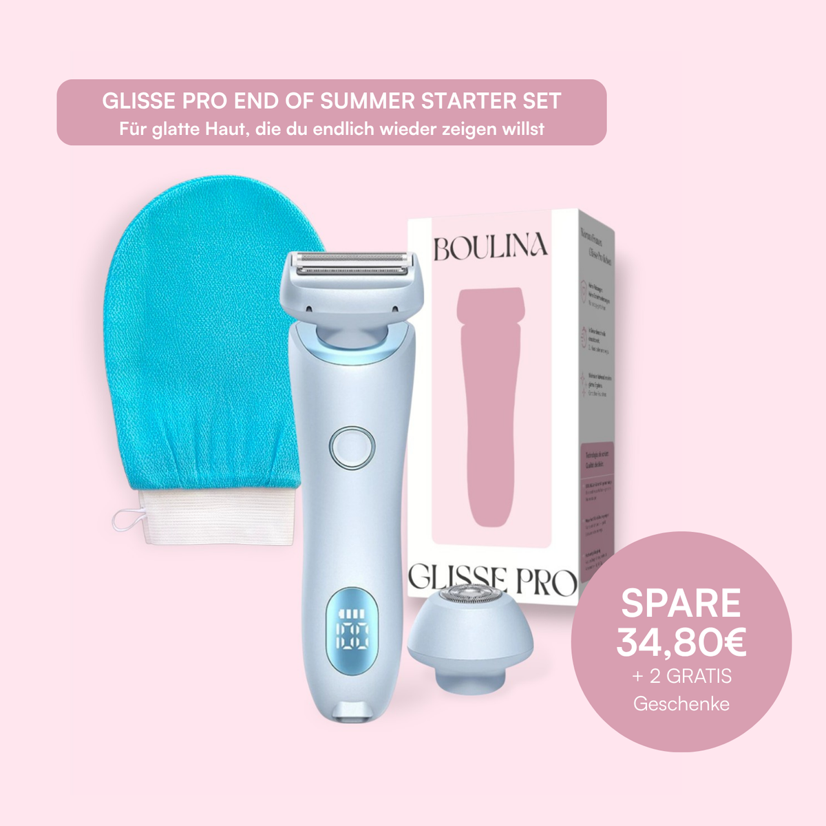 Glisse Pro Premium Damenrasierer